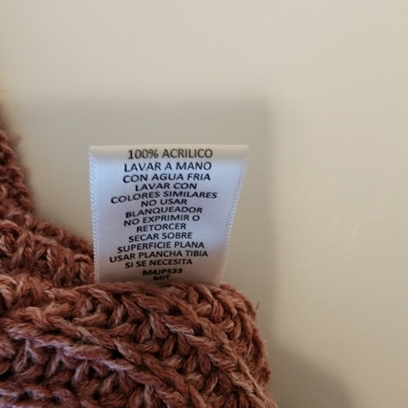 Turtleneck Sweater Pale Wine Pink Large - Picture 7 of 12